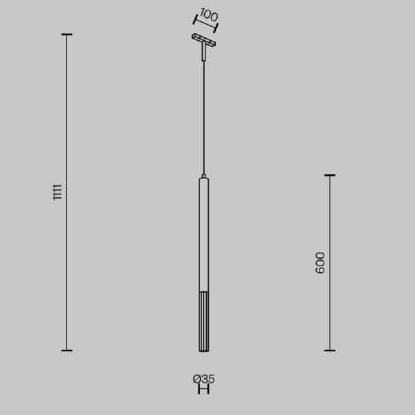Трековый светильник Focus Led TR179-1-5WTW-M-B