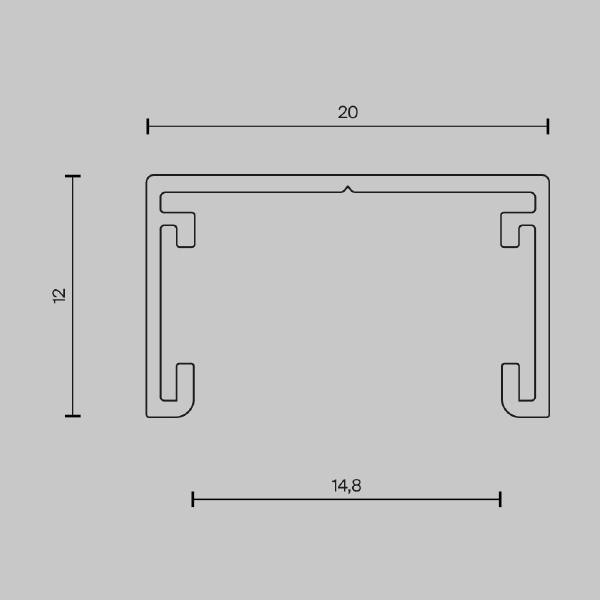 Шинопровод Busbar trunkings Basity TRX172-112B