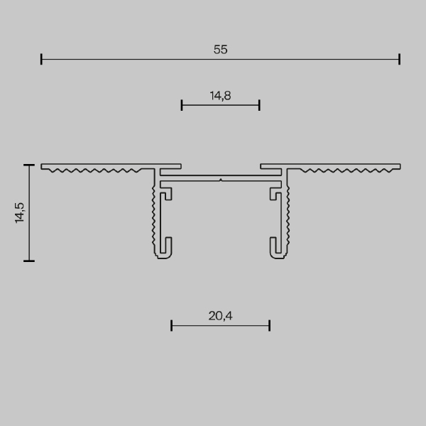 Шинопровод Busbar trunkings Basity TRX172-123B