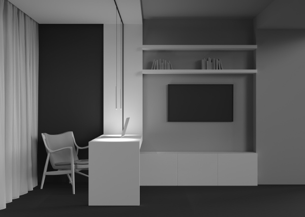 Трековый светильник Skim TR191-1-3W3K-M-BW