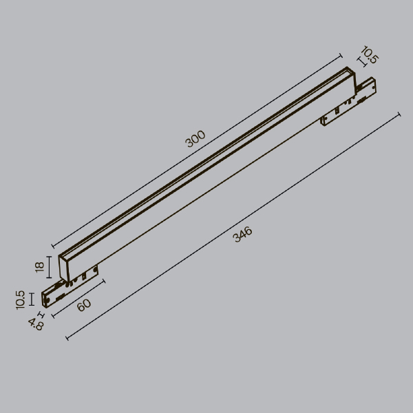 Трековый светильник Basis TR192-1-8W2.7K-B