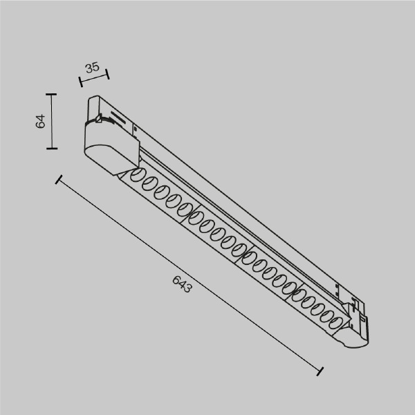 Трековый светильник Points TR195-3-20W2.7K-M-B