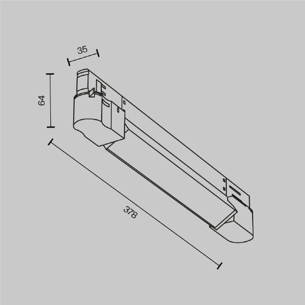 Трековый светильник Basis TR196-3-10W2.7K-B
