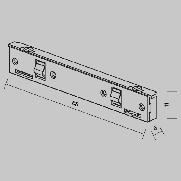 Коннекторы Accessories for tracks Levity TRA184IPC-1B