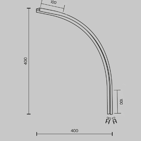 Коннекторы Accessories for tracks Basity TRA172ICL-R300-11B