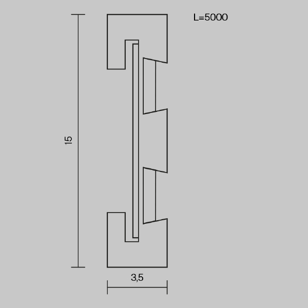 Шинопровод Busbar trunkings Flexity TRX200-115B