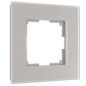 Рамка Senso дымчатый soft-touch W0013117/ Рамка на 1 пост Senso (дымчатый, стекло soft-touch)