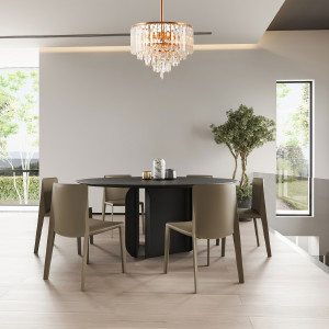 Люстра на штанге Sorrento-5509 375509/6/300/390 GD