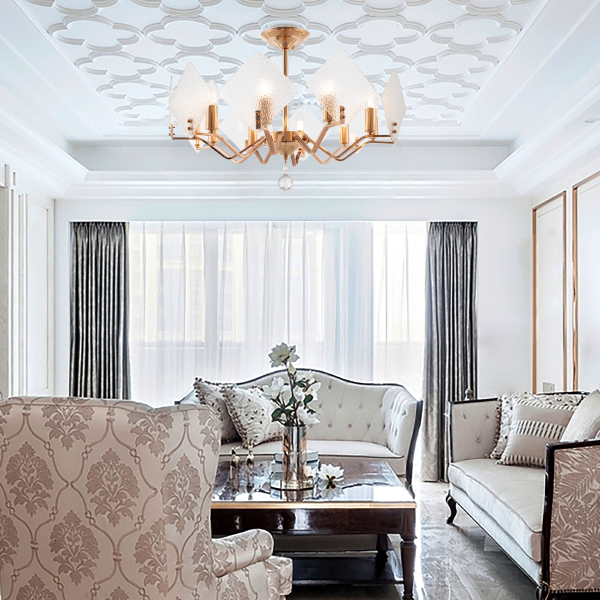 Потолочная люстра Sorrento-6309 376309/10/600 GD