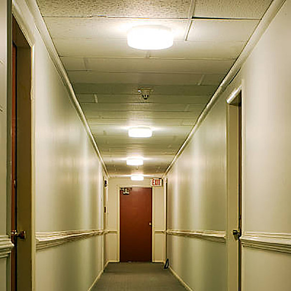 Светильник потолочный Светодиодный светильник серии TR ЖКХ Овал 12Вт, 4000К, призма, IP53 51511