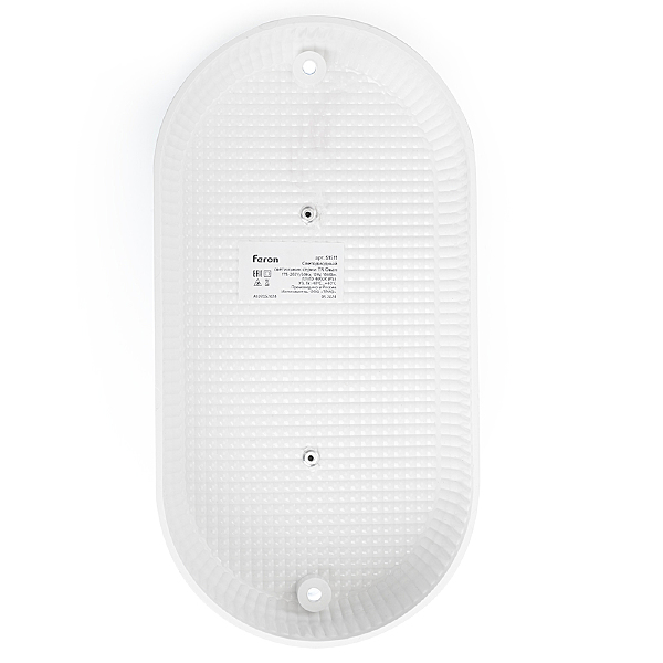 Светильник потолочный Светодиодный светильник серии TR ЖКХ Овал 12Вт, 4000К, призма, IP53 51511