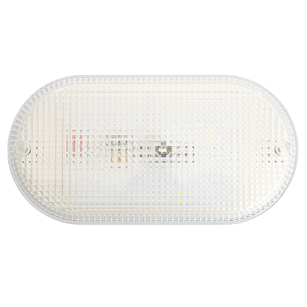 Светильник потолочный Светодиодный светильник серии TR ЖКХ Овал 12Вт, 4000К, призма, IP53 51511