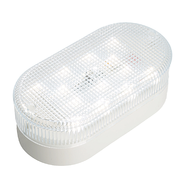 Светильник потолочный Светодиодный светильник серии TR ЖКХ Овал 12Вт, 4000К, призма, IP53 51511