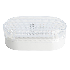 Светильник потолочный Светодиодный светильник серии TR ЖКХ Овал 12Вт, 4000К, призма, IP53 51511