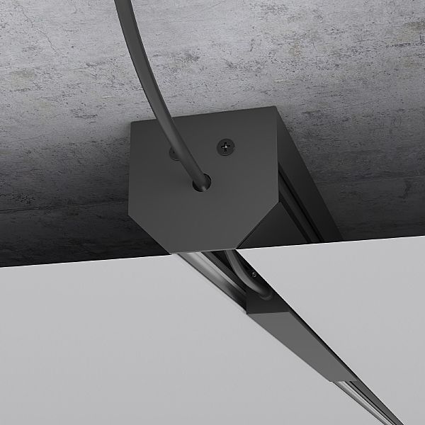 Шинопровод Slim Magnetic Slim Magnetic Шинопровод в натяжной потолок с декоративными вставками (черный) (2м) 85204/00