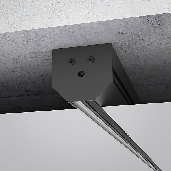 Шинопровод Slim Magnetic Slim Magnetic Шинопровод в натяжной потолок с декоративными вставками (черный) (2м) 85204/00