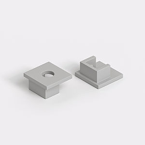 Заглушка Elektrostandard ZL-2-ALP024 Заглушки для встраиваемого гибкого алюминиевого профиля под ГКЛ 9,5мм (компл. 5 пар)