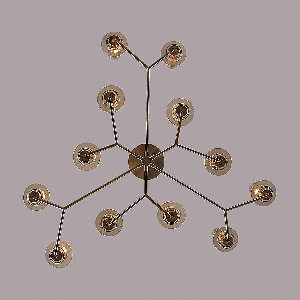 Люстра на штанге Madonna 6554/12C