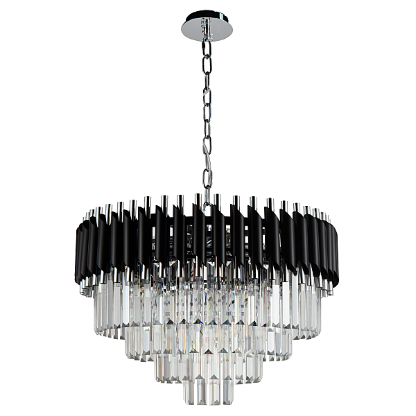 Подвесная люстра Darian DARIAN 76017/10C CHROME BLACK