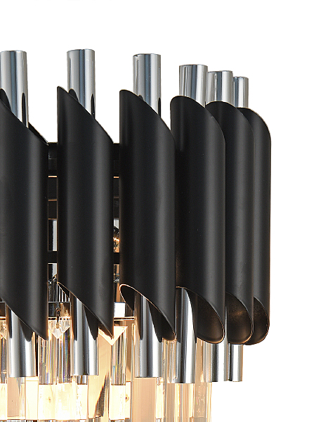 Настенное бра Darian DARIAN 76017/2W CHROME BLACK