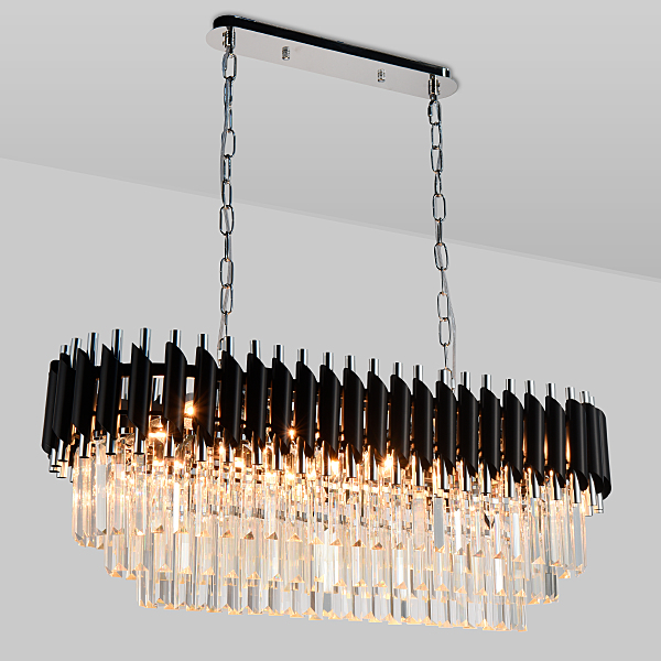 Подвесная люстра Darian DARIAN 76017/8C CHROME BLACK