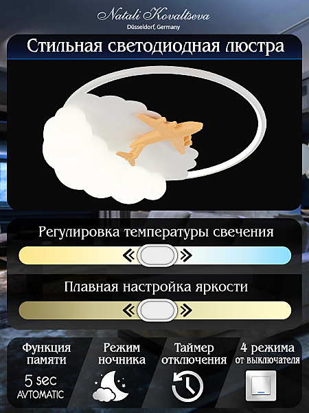 Потолочная люстра Kids INNOVATION STYLE 83124
