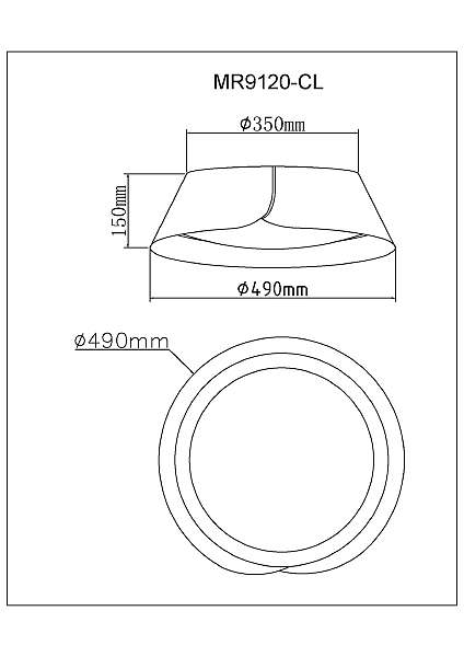 Светильник потолочный Cordelia MR9120-CL