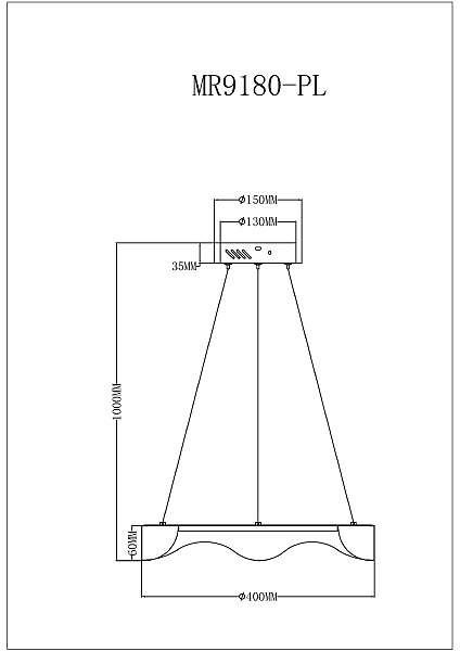 Подвесная люстра Diona MR9180-PL