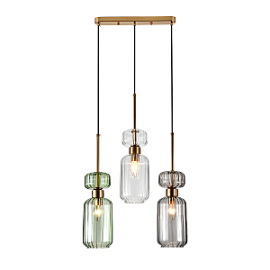 Светильник подвесной Gloss 1141/3S CL/GN/SM