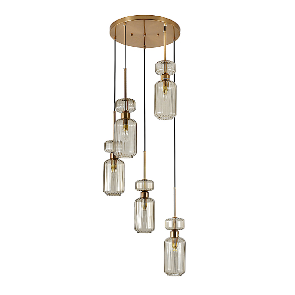 Светильник подвесной Gloss 1141/5S Beige