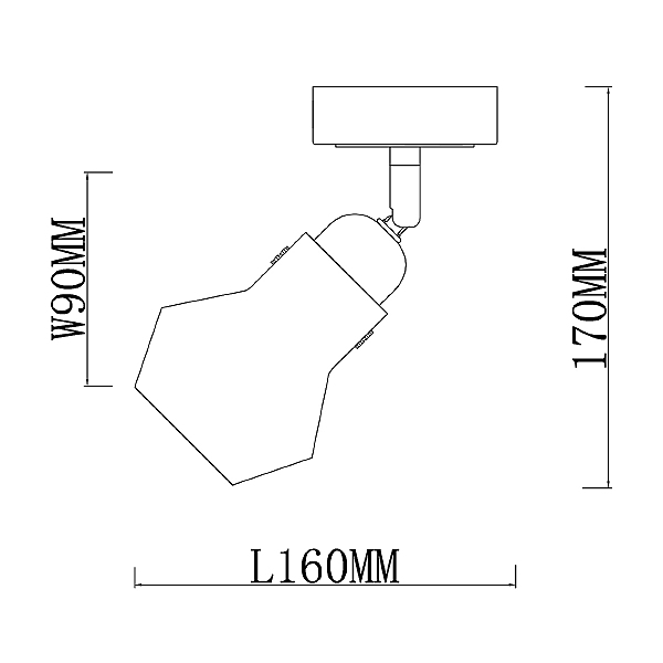 Светильник спот Carlo 593/1A