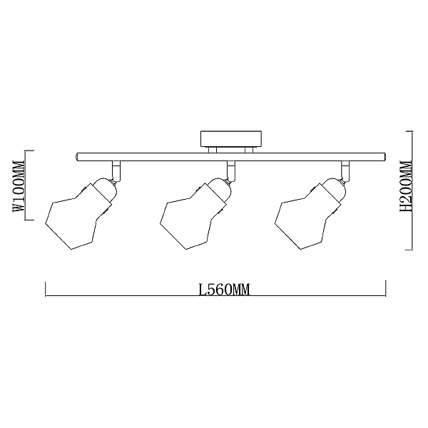 Светильник спот Carlo 593/3