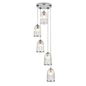 Светильник подвесной Lucido V000483 11046/5P Chrome