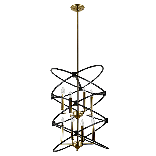 Люстра на штанге Trionfo V000486 10020/8R Black