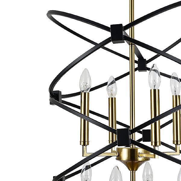 Люстра на штанге Trionfo V000486 10020/8R Black