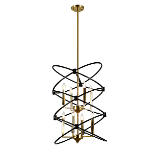 Люстра на штанге Trionfo V000486 10020/8R Black