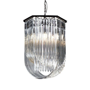 Подвесная люстра Murano Glass KR0116P-6 black