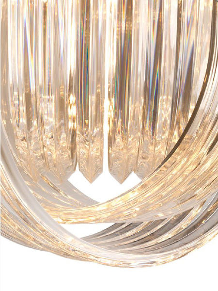Подвесная люстра Murano Glass KR0116P-6 black