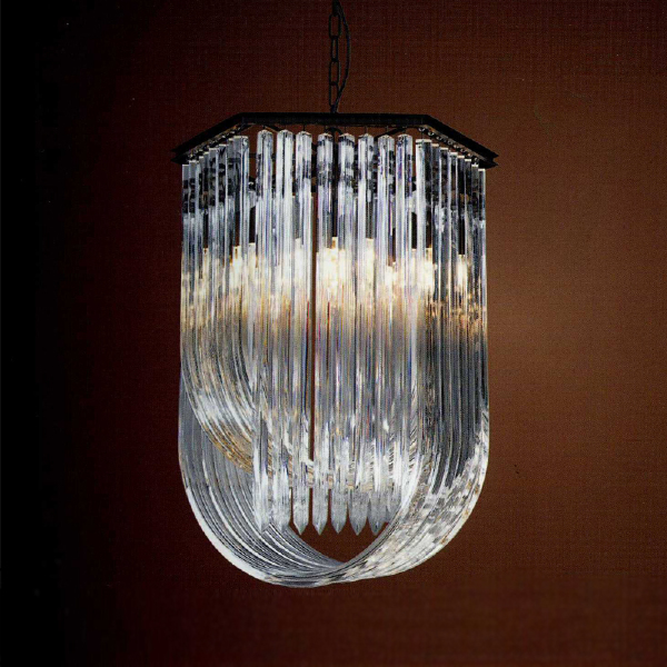 Подвесная люстра Murano Glass KR0116P-6 black