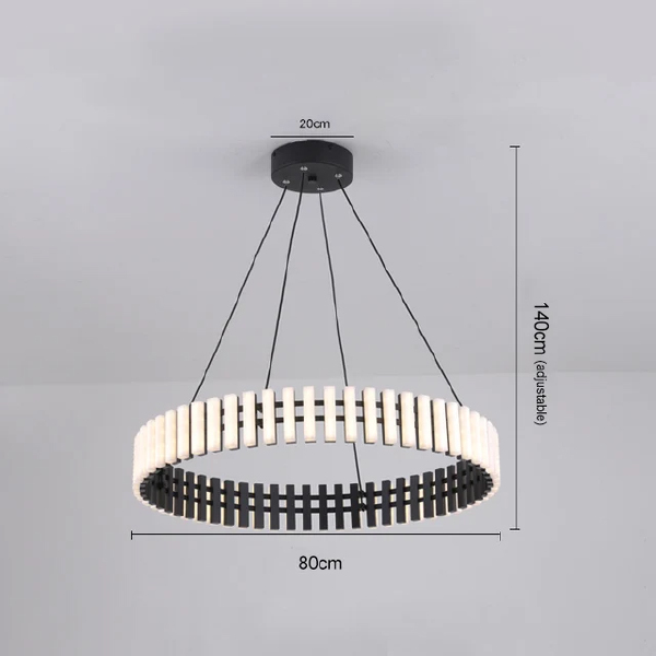 Подвесная люстра 10536P 10536P/D800 black