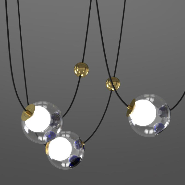 Светильник подвесной 10227P 10227P/A1 gold