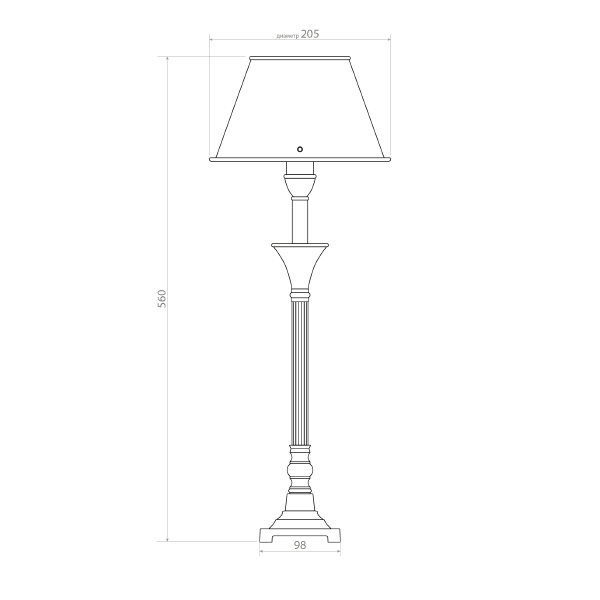 Настольная лампа Covali NL-50324