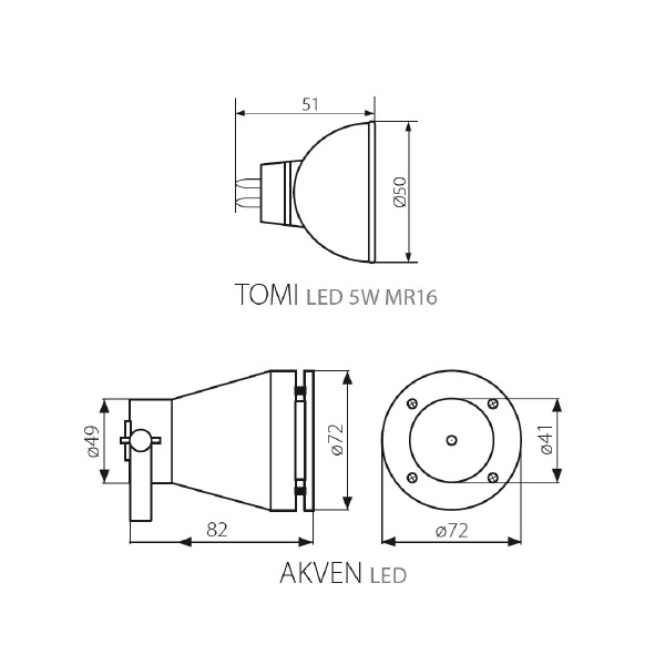 Прожектор уличный Akven 25720
