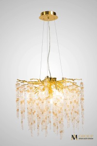 Подвесная люстра AM Group DIAMAND D600 Gold