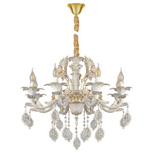 Подвесная люстра Cleopatra CLEOPATRA SP8 WH+GL