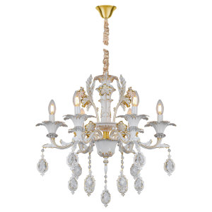 Подвесная люстра Cleopatra CLEOPATRA SP6 WH+GL