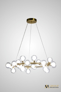 Подвесная люстра AM Group AM470 D700 POLISHED GOLD