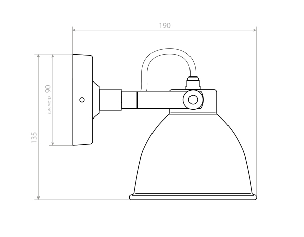 Настенное бра Covali WL-30227