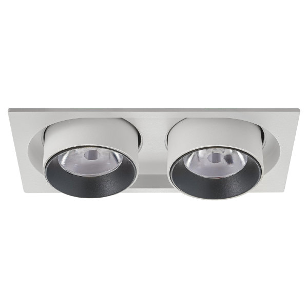 Встраиваемый светильник Am334 AM334-2 WH+BK
