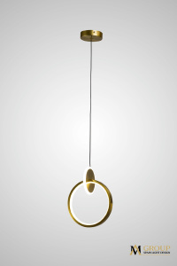 Светильник подвесной AM Group AM437 POLISHED GOLD
